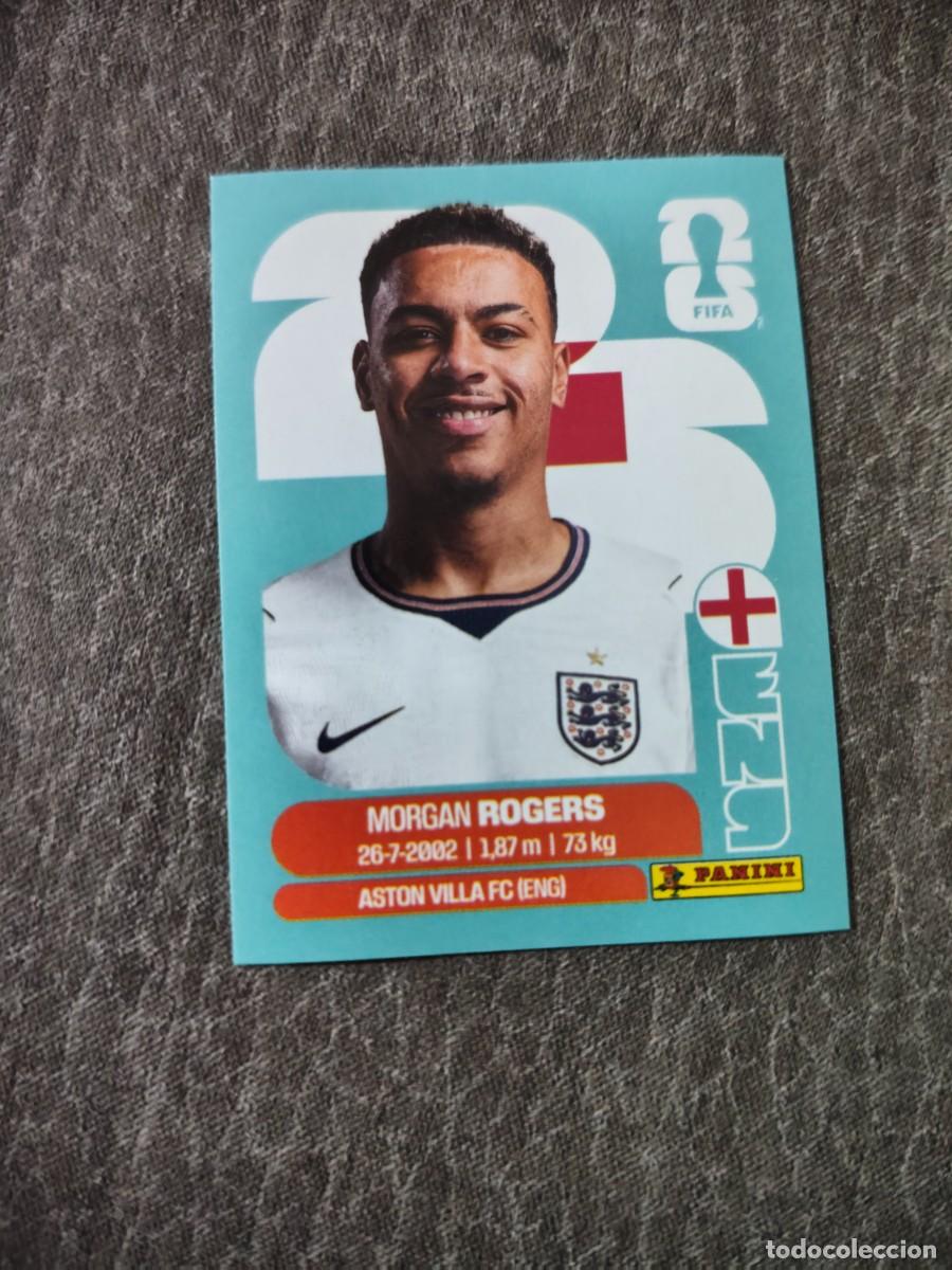Cromos de f&uacute;tbol: Cromo ENG14 MORGAN ROGERS INGLATERRA. Colecci&oacute;n FIFA WORLD CUP 2026 PANINI Nuevo
