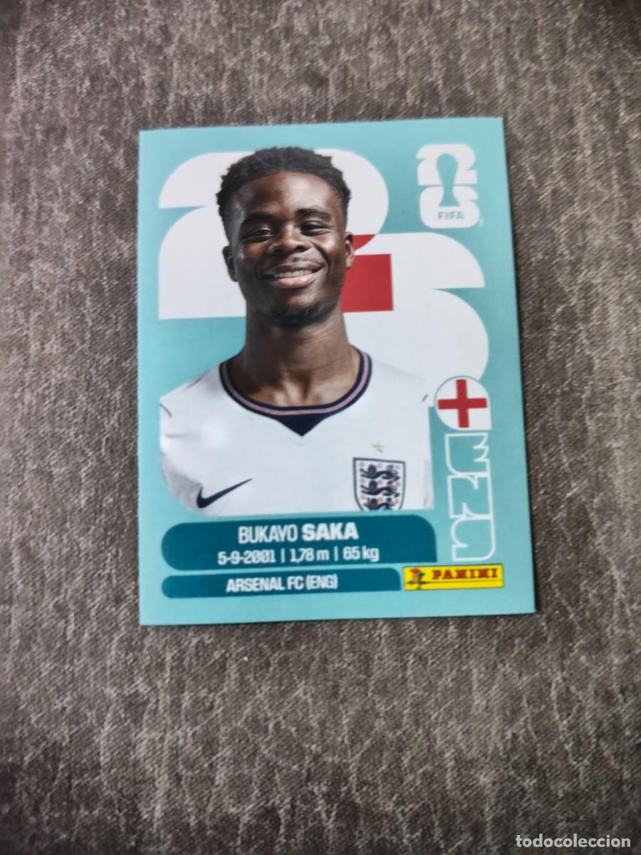 Cromos de f&uacute;tbol: Cromo ENG17 BUKAYO SAKA INGLATERRA. Colecci&oacute;n FIFA WORLD CUP 2026 PANINI Nuevo
