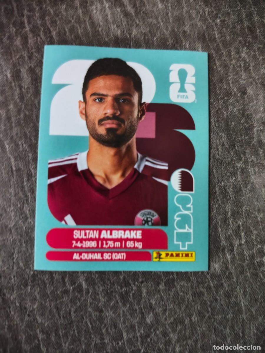 Cromos de f&uacute;tbol: Cromo QAT3 SULTAN ALBRAKE CATAR. Colecci&oacute;n FIFA WORLD CUP 2026 PANINI Nuevo