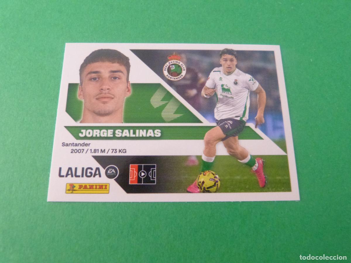 Cromos de f&uacute;tbol: CROMO FUTBOL JORGE SALINAS RACING DE SANTANDER SIN PEGAR N&ordm; 10 LIGA ESTE 2026-2027/26-27