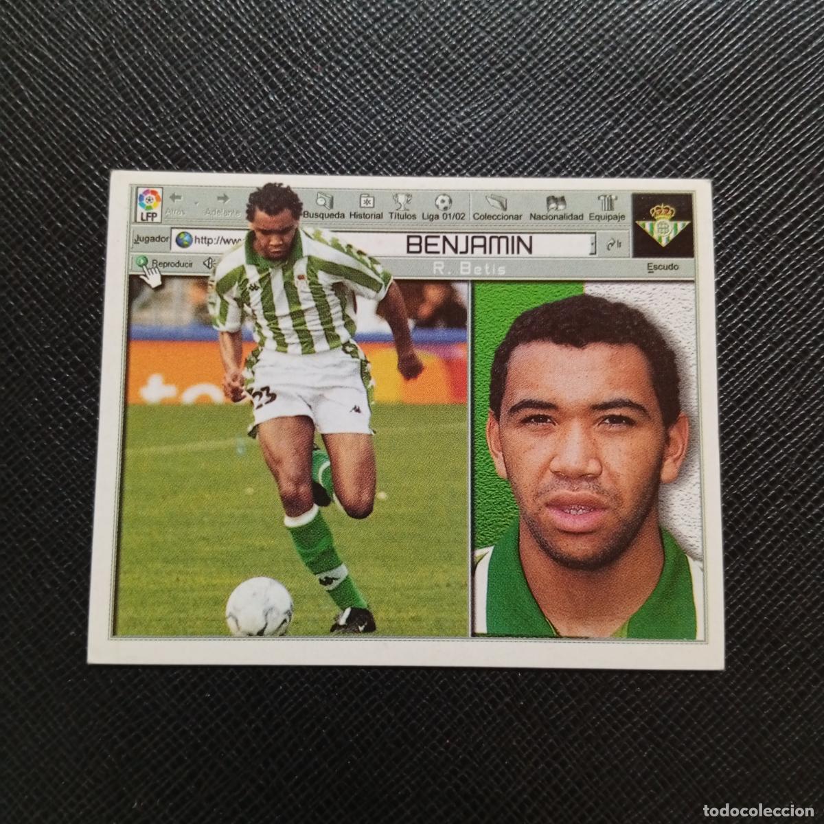 Cromos de f&uacute;tbol: BENJAMIN REAL BETIS ESTE 2001 2002 CROMO FUTBOL 01 02 LIGA - SIN PEGAR - A216 PG406