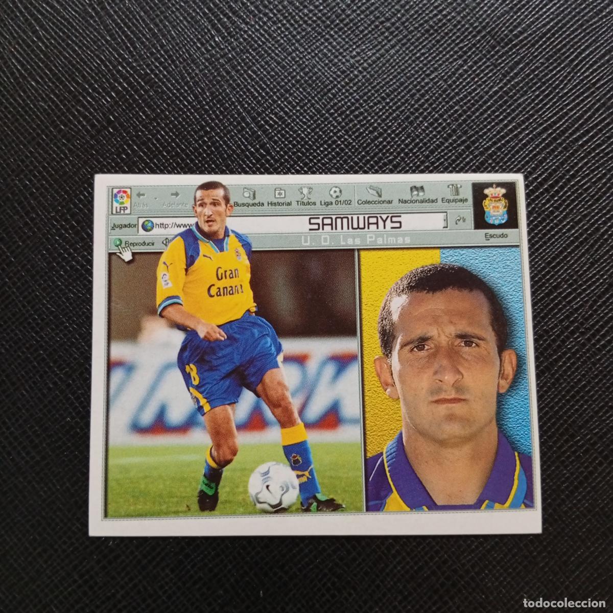 Cromos de f&uacute;tbol: SAMWAYS LAS PALMAS ESTE 2001 2002 CROMO FUTBOL 01 02 LIGA - SIN PEGAR - A216 PG415