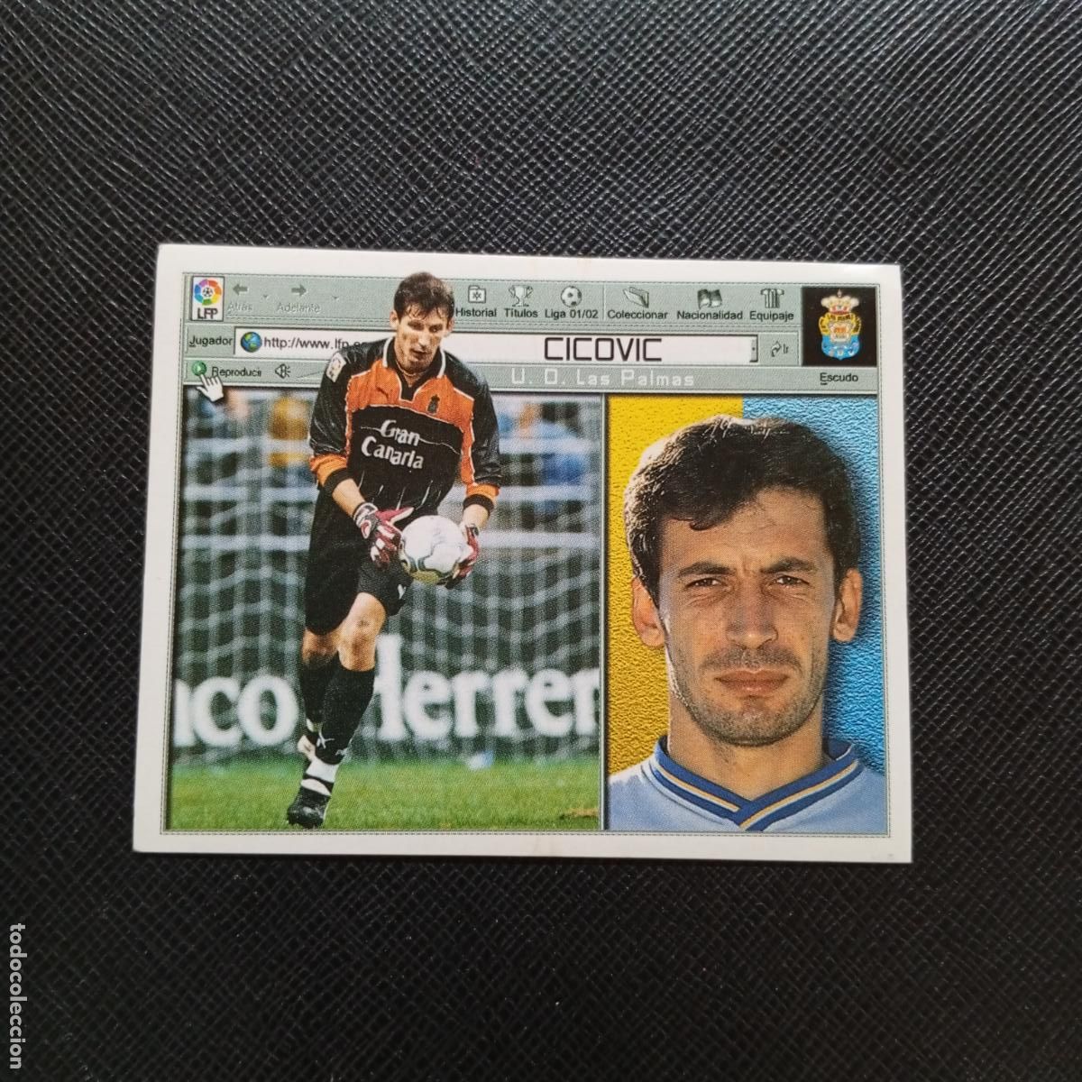 Cromos de f&uacute;tbol: CICOVIC LAS PALMAS ESTE 2001 2002 CROMO FUTBOL 01 02 LIGA - SIN PEGAR - A216 PG415
