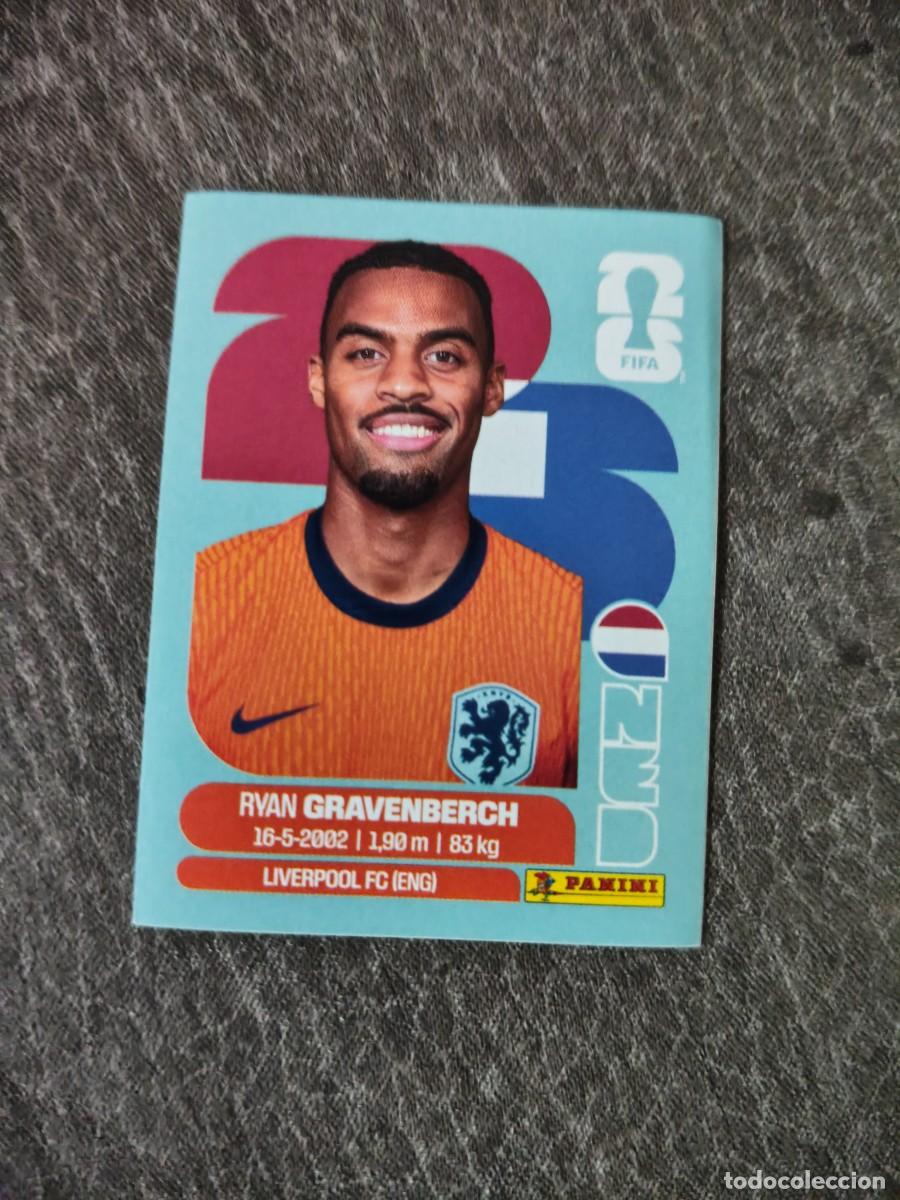 Cromos de f&uacute;tbol: Cromo NED11 RYAN GRAVENBERCH PA&Iacute;SES BAJOS. Colecci&oacute;n FIFA WORLD CUP 2026 PANINI Nuevo