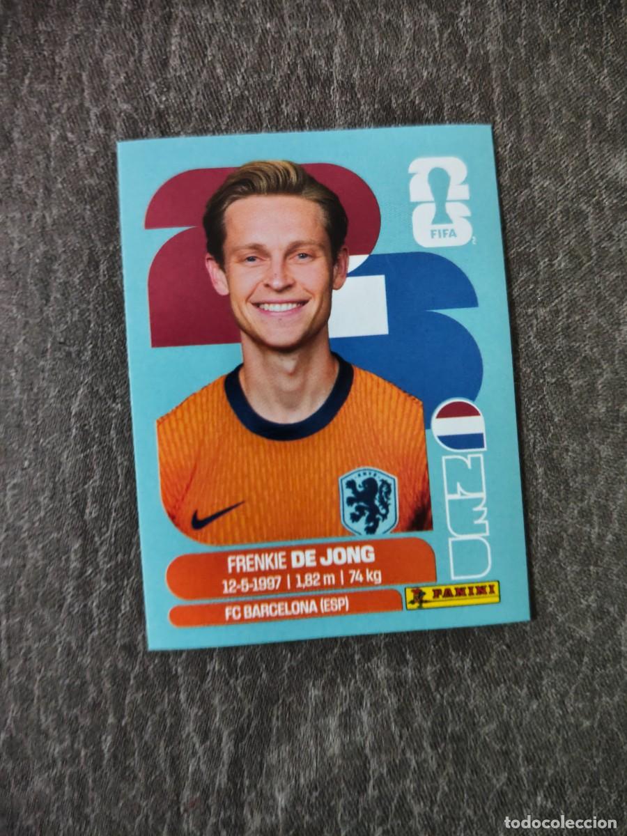 Cromos de f&uacute;tbol: Cromo NED14 FRENKIE DE JONG PA&Iacute;SES BAJOS. Colecci&oacute;n FIFA WORLD CUP 2026 PANINI Nuevo