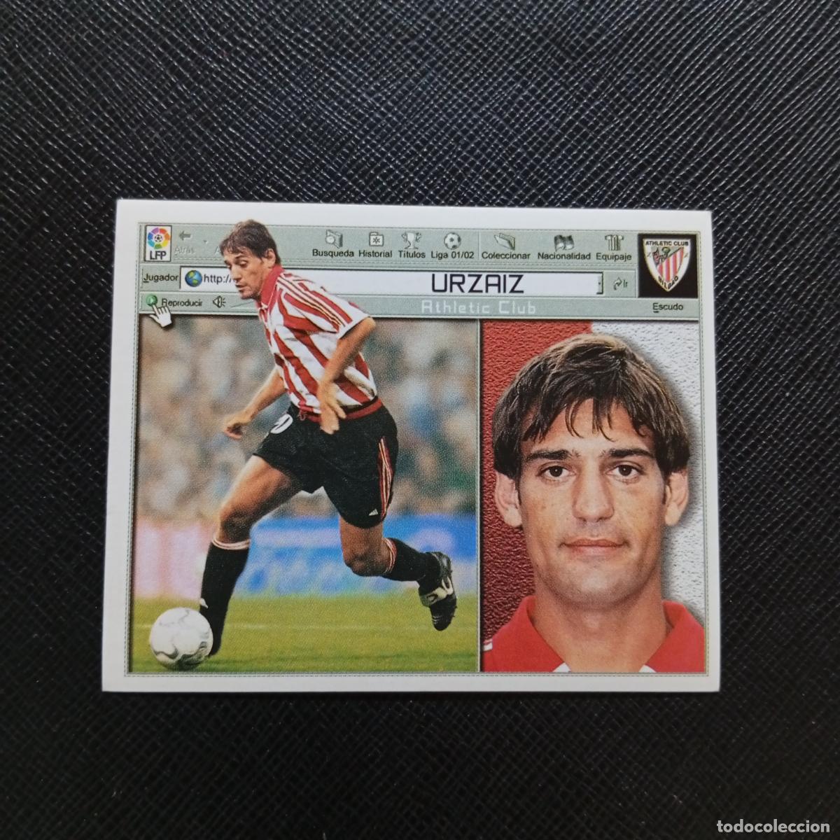 Cromos de f&uacute;tbol: URZAIZ BILBAO ESTE 2001 2002 CROMO FUTBOL 01 02 LIGA - SIN PEGAR - A216 PG415