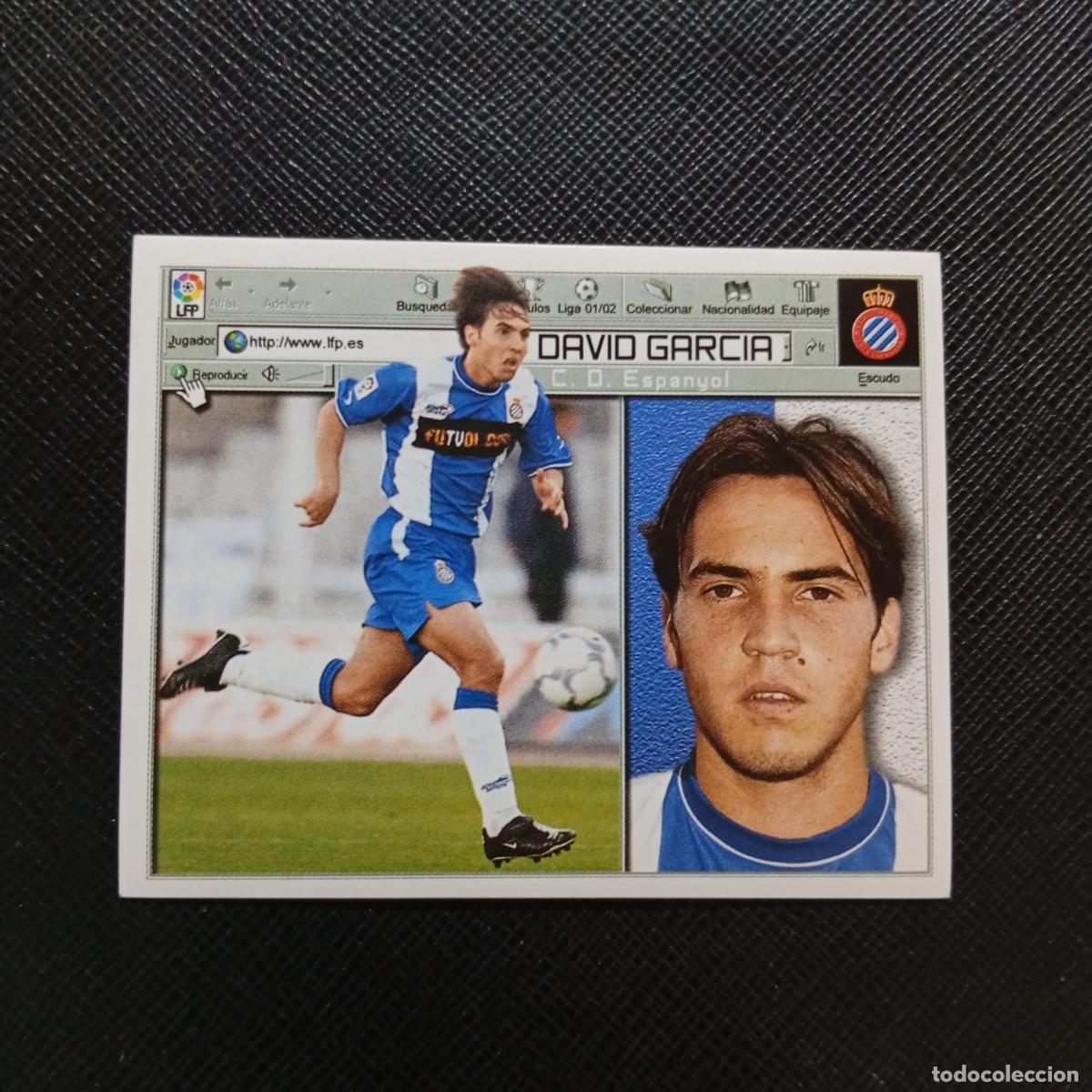 Cromos de f&uacute;tbol: DAVID GARCIA ESPA&Ntilde;OL ESTE 2001 2002 CROMO FUTBOL 01 02 LIGA - SIN PEGAR - A216 PG415