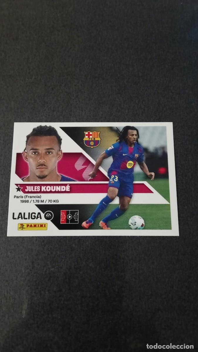 Cromos de f&uacute;tbol: Kounde Liga Este 26 27 2026 2027 Barcelona