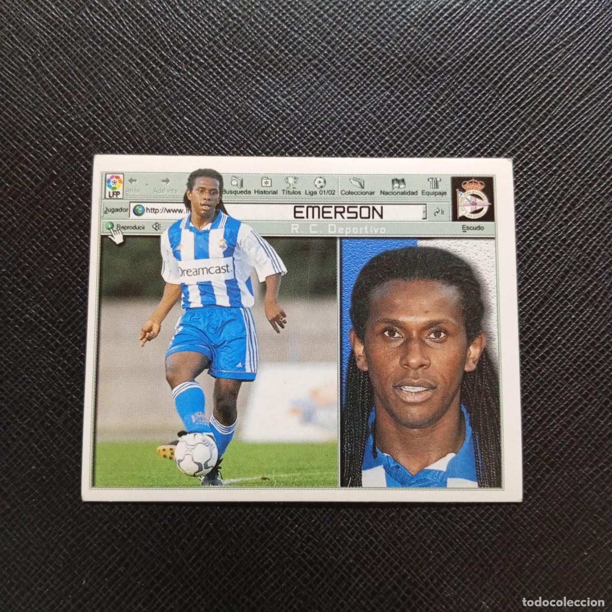 Cromos de f&uacute;tbol: EMERSON DEPORTIVO ESTE 2001 2002 CROMO FUTBOL 01 02 LIGA - SIN PEGAR - A216 PG415