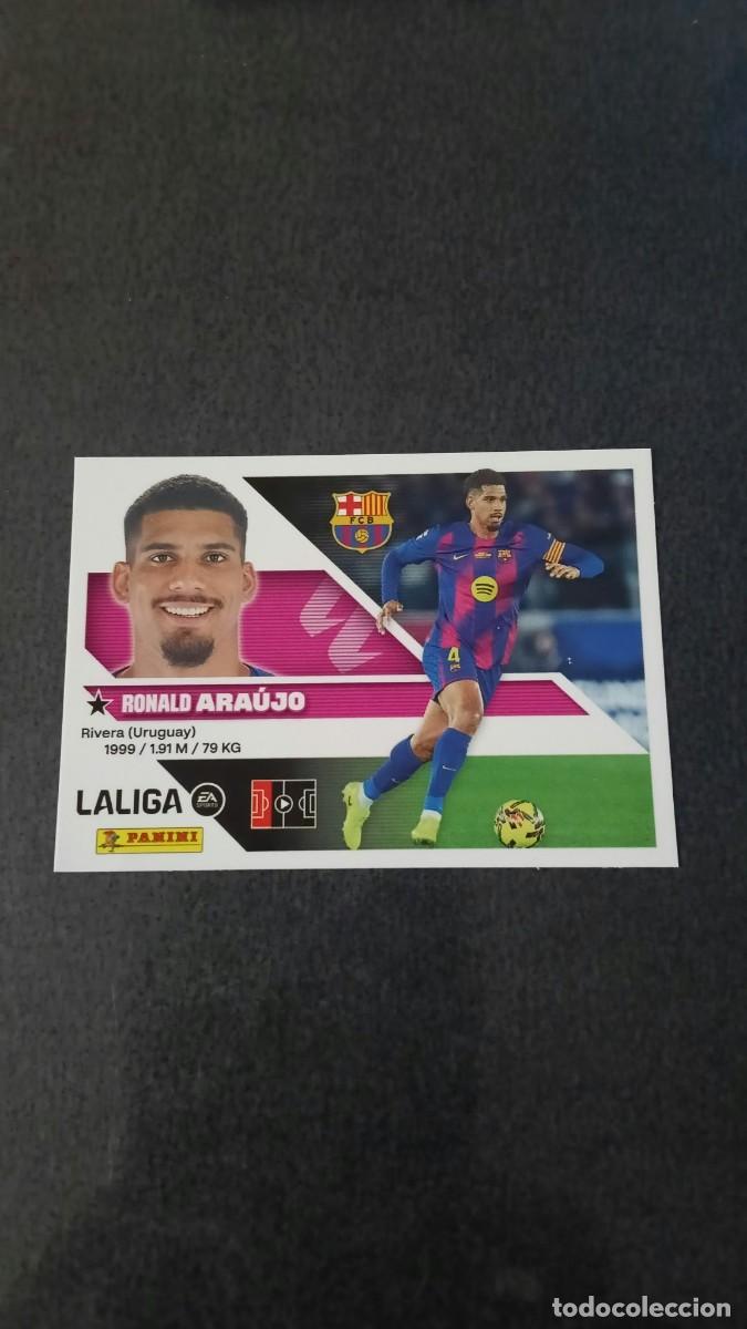 Cromos de f&uacute;tbol: Araujo Liga Este 26 27 2026 2027 Barcelona