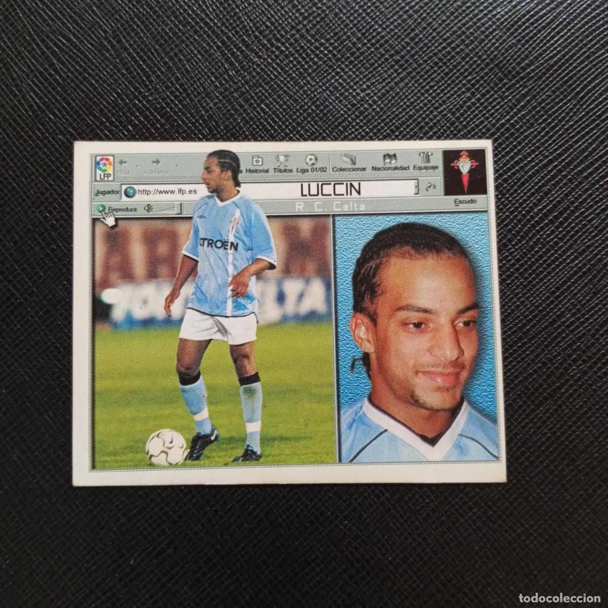 Cromos de f&uacute;tbol: LUCCIN CELTA ESTE 2001 2002 CROMO FUTBOL 01 02 LIGA - SIN PEGAR - A216 PG415 COLOCA