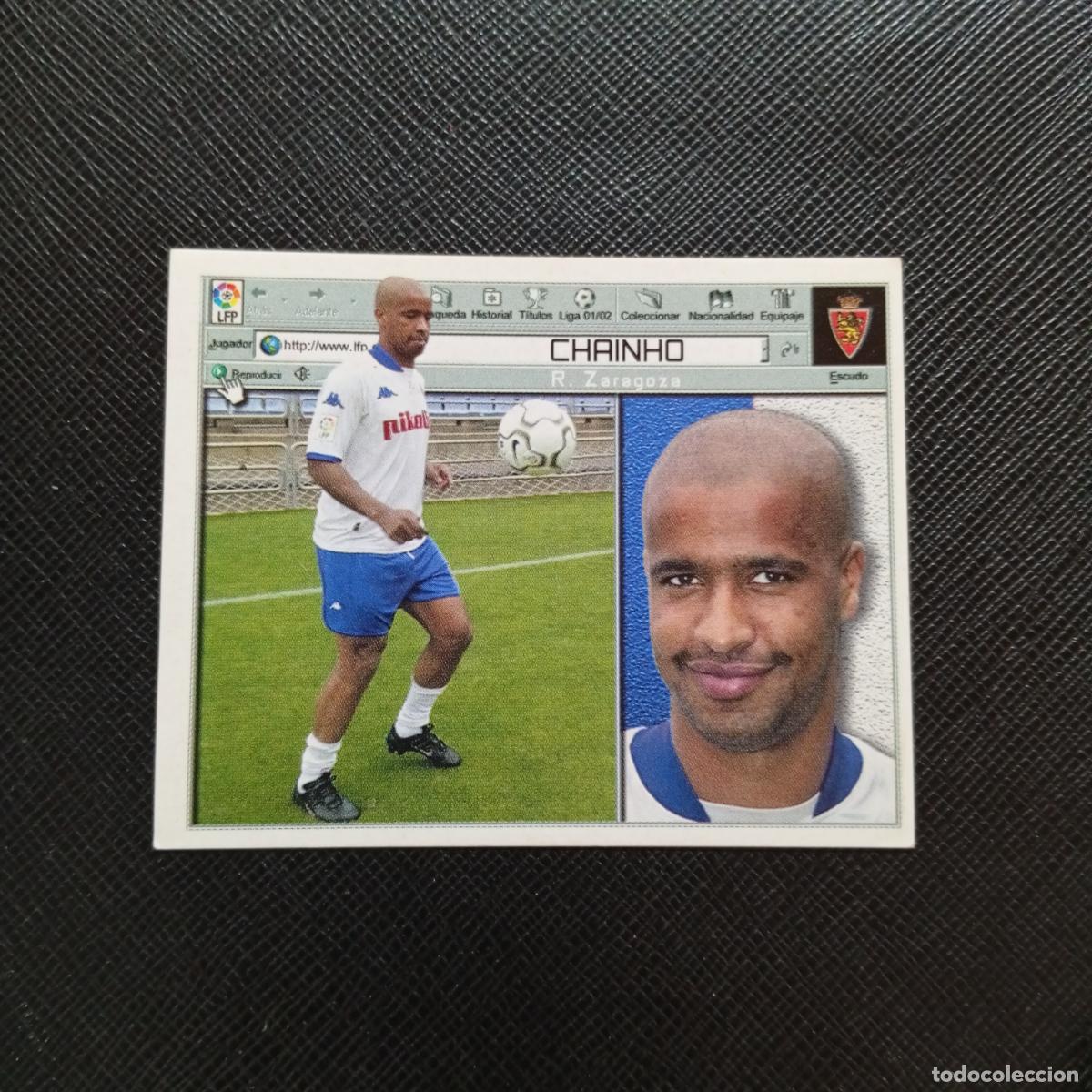 Cromos de f&uacute;tbol: CHAINHO ZARAGOZA ESTE 2001 2002 CROMO FUTBOL 01 02 LIGA - SIN PEGAR - A216 PG415 COLOCA