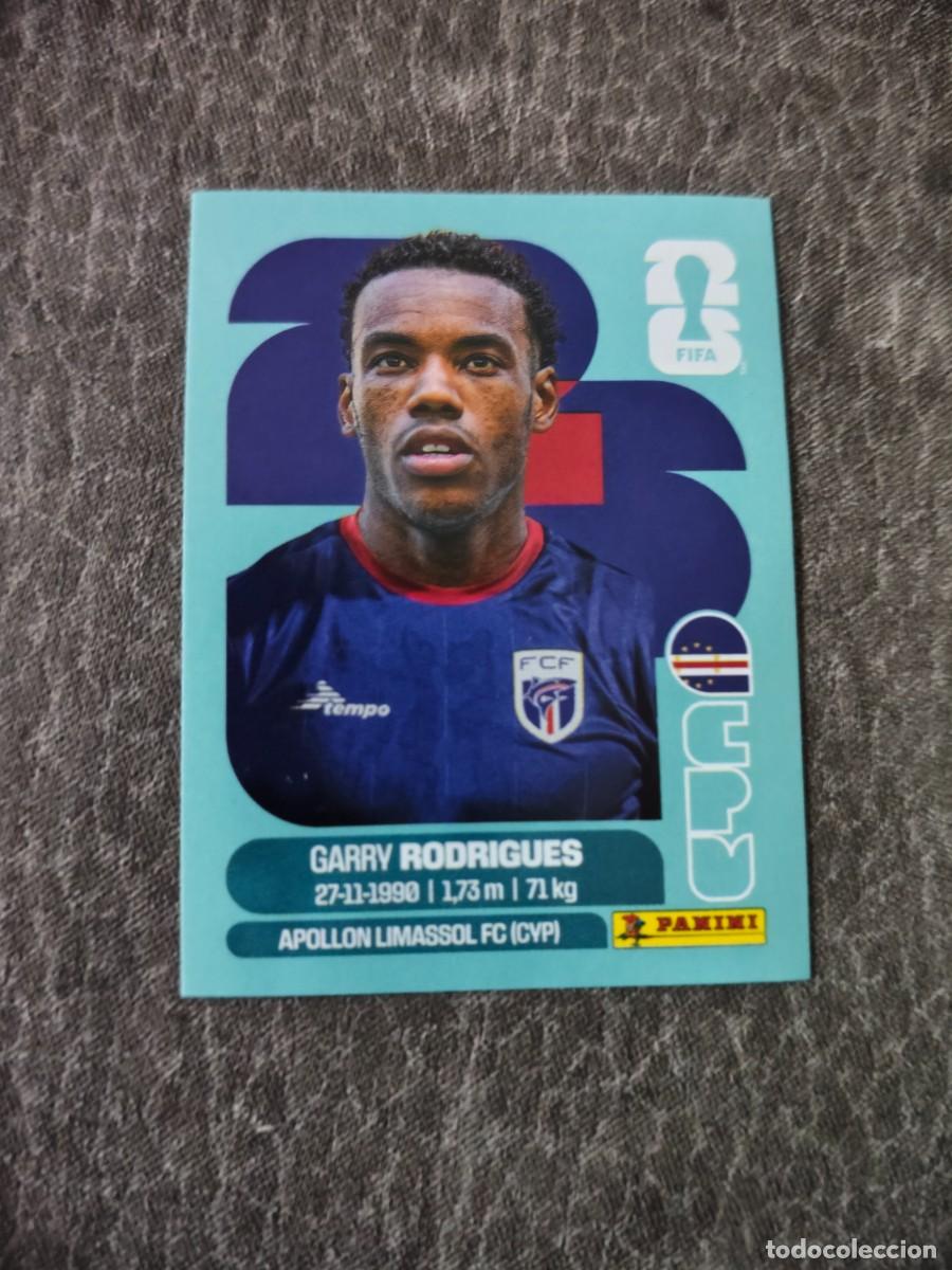 Cromos de f&uacute;tbol: Cromo CPV15 GARRY RODRIGUES CABO VERDE. Colecci&oacute;n FIFA WORLD CUP 2026 PANINI Nuevo