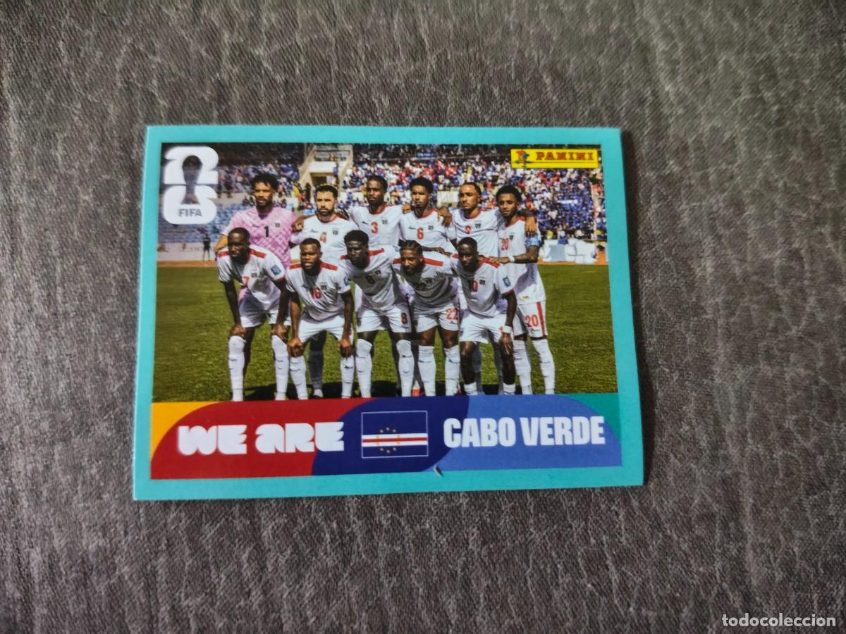 Cromos de f&uacute;tbol: Cromo CPV13 WE ARE CABO VERDE. Colecci&oacute;n FIFA WORLD CUP 2026 PANINI Nuevo