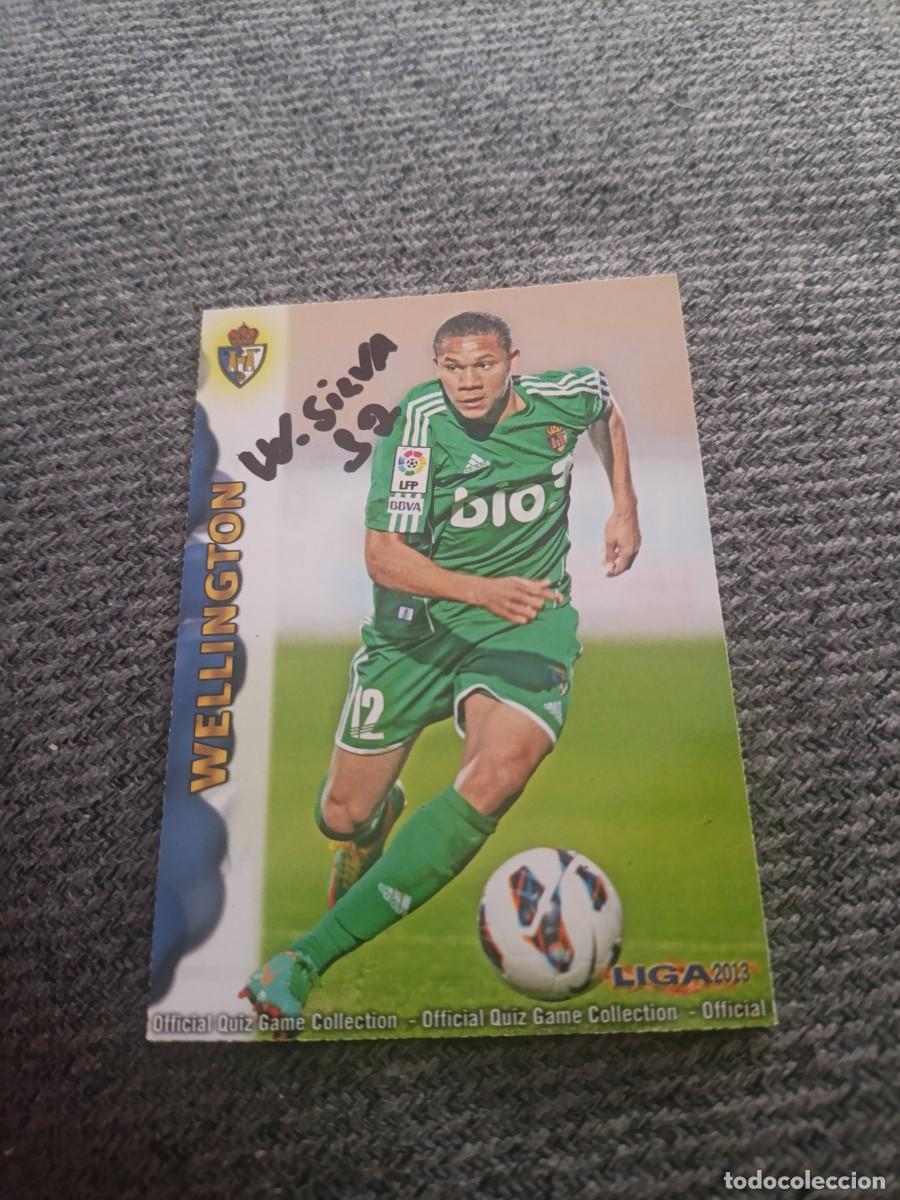Cromos de f&uacute;tbol: Auto original de Wellington Ponferradina