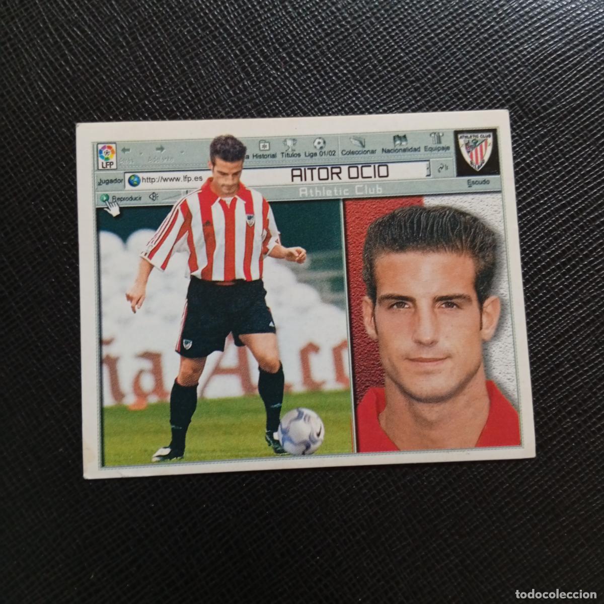 Cromos de f&uacute;tbol: AITOR OCIO BILBAO ESTE 2001 2002 CROMO FUTBOL 01 02 LIGA - SIN PEGAR - A216 PG442 COLOCA