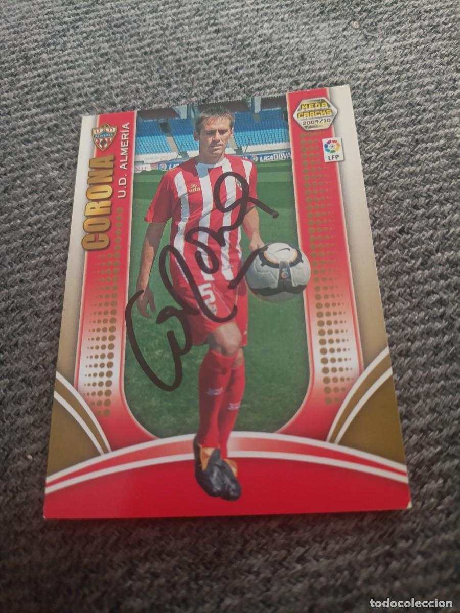 Cromos de f&uacute;tbol: Auto original de Corona (Almer&iacute;a)