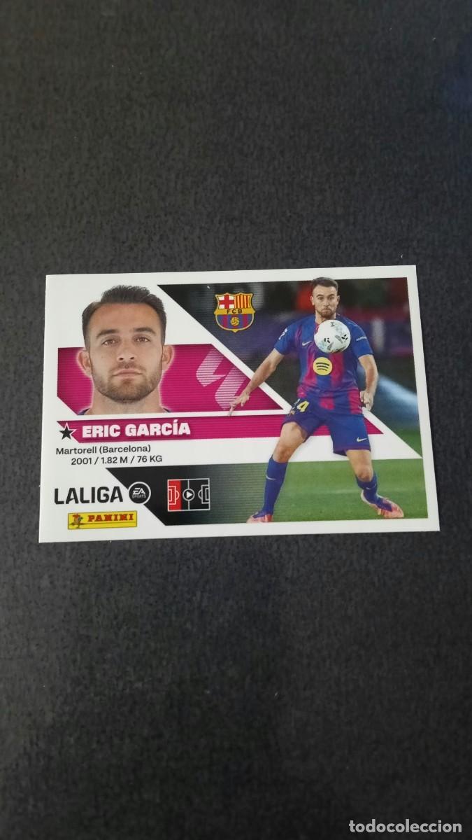 Cromos de f&uacute;tbol: Eric Garcia Liga Este 26 27 2026 2027 Barcelona