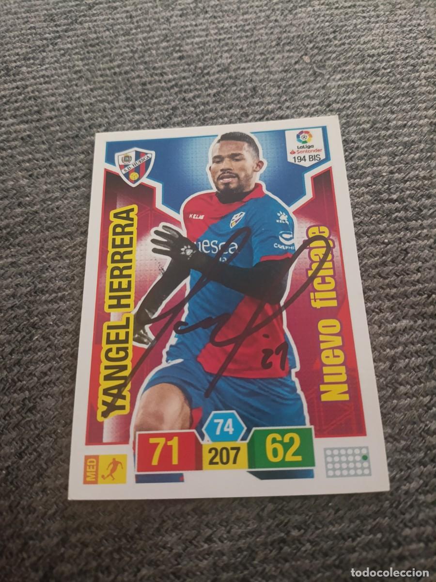 Cromos de f&uacute;tbol: Auto original de Yangel Herrera Huesca