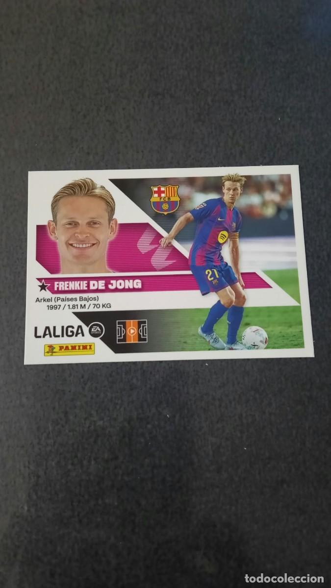 Cromos de f&uacute;tbol: De Jong Liga Este 26 27 2026 2027 Barcelona