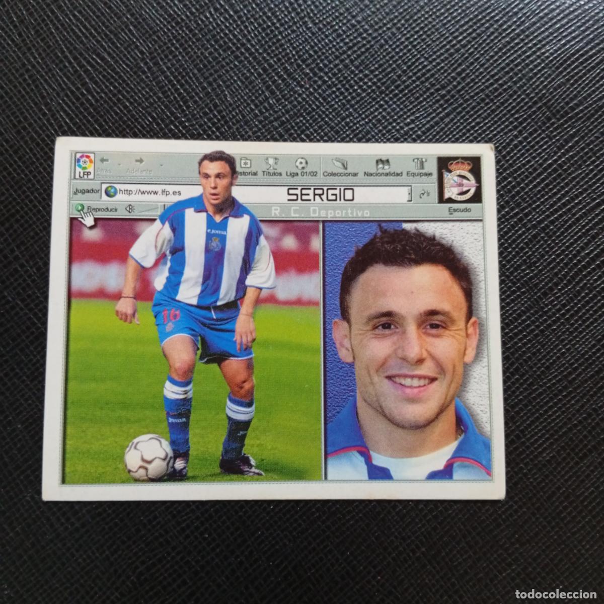 Cromos de f&uacute;tbol: SERGIO DEPORTIVO ESTE 2001 2002 CROMO FUTBOL 01 02 LIGA - SIN PEGAR - A216 PG424 COLOCA