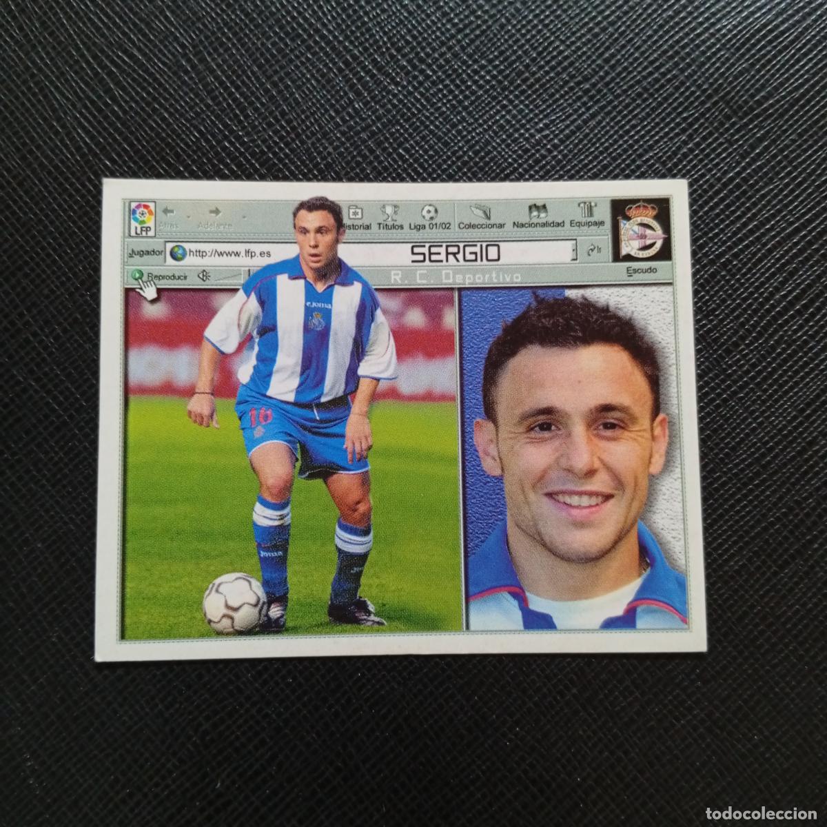 Cromos de f&uacute;tbol: SERGIO DEPORTIVO ESTE 2001 2002 CROMO FUTBOL 01 02 LIGA - SIN PEGAR - A216 PG442 COLOCA