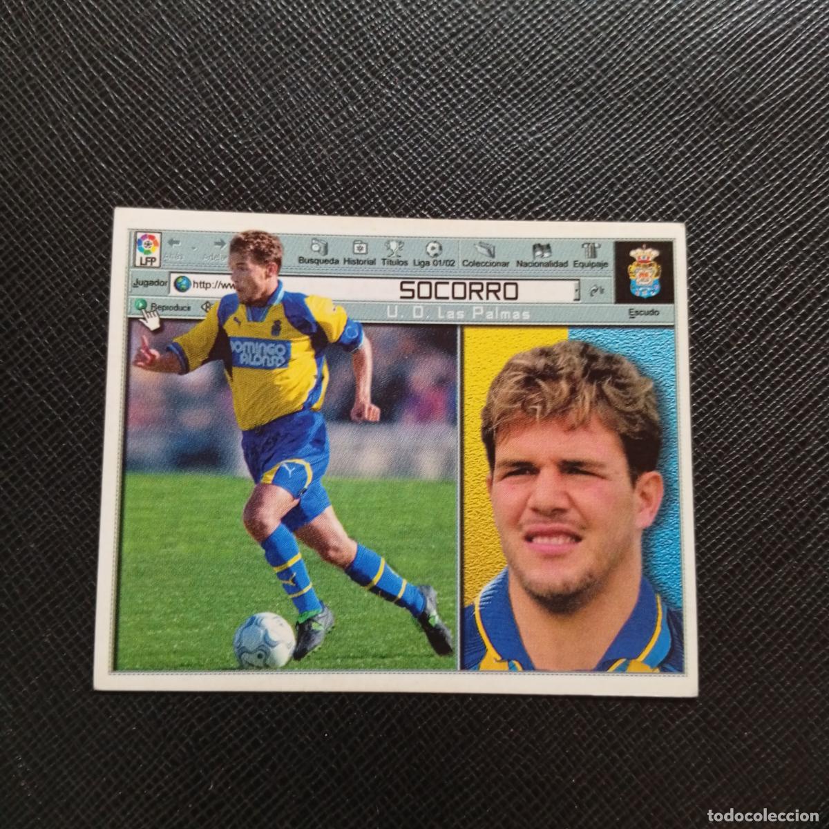 Figurine di Calcio: SOCORRO LAS PALMAS ESTE 2001 2002 CROMO FUTBOL 01 02 LIGA - SIN PEGAR - A216 PG424 COLOCA