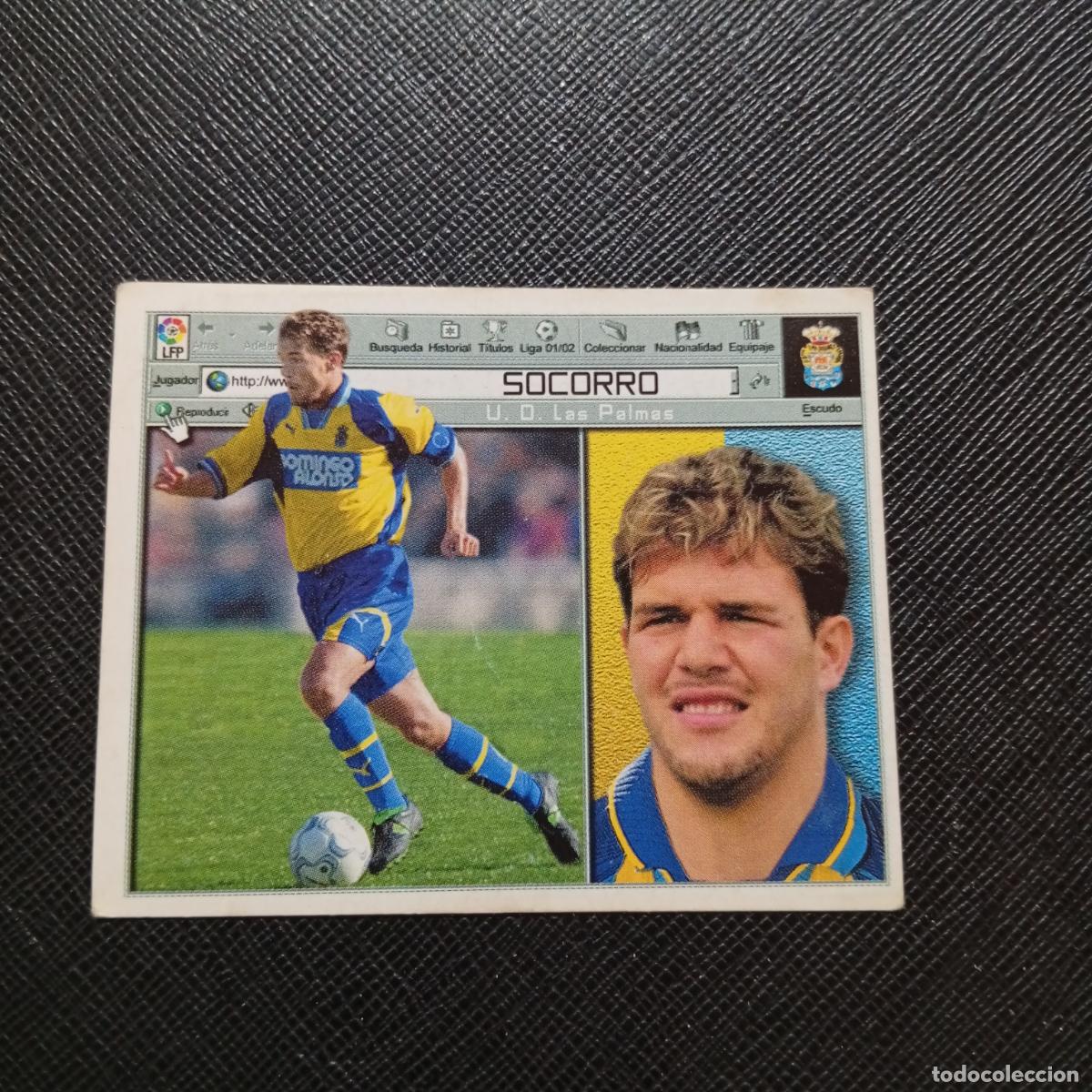 Figurine di Calcio: SOCORRO LAS PALMAS ESTE 2001 2002 CROMO FUTBOL 01 02 LIGA - SIN PEGAR - A216 PG442 COLOCA