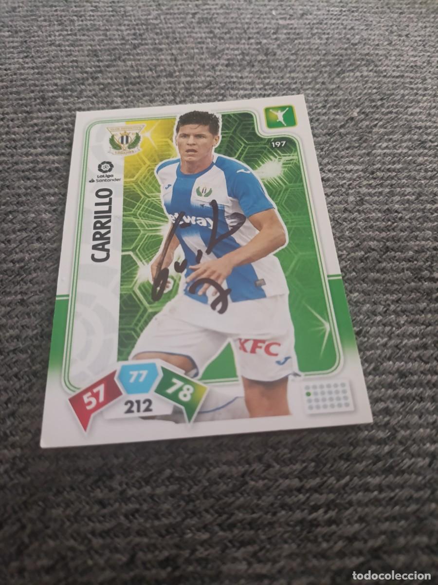 Cromos de f&uacute;tbol: Auto original de Carrillo Leganes