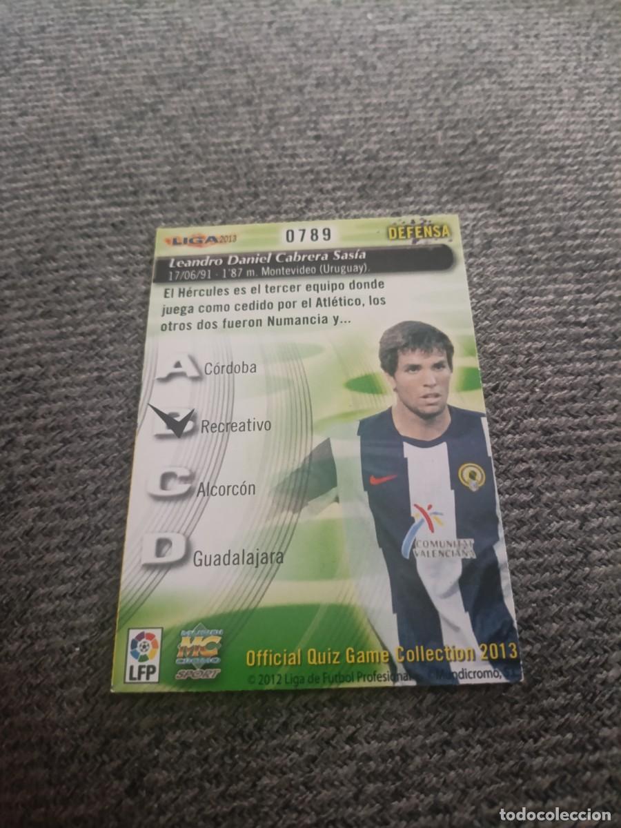 Cromos de f&uacute;tbol: Auto original de Cabrera H&eacute;rcules - Foto 2