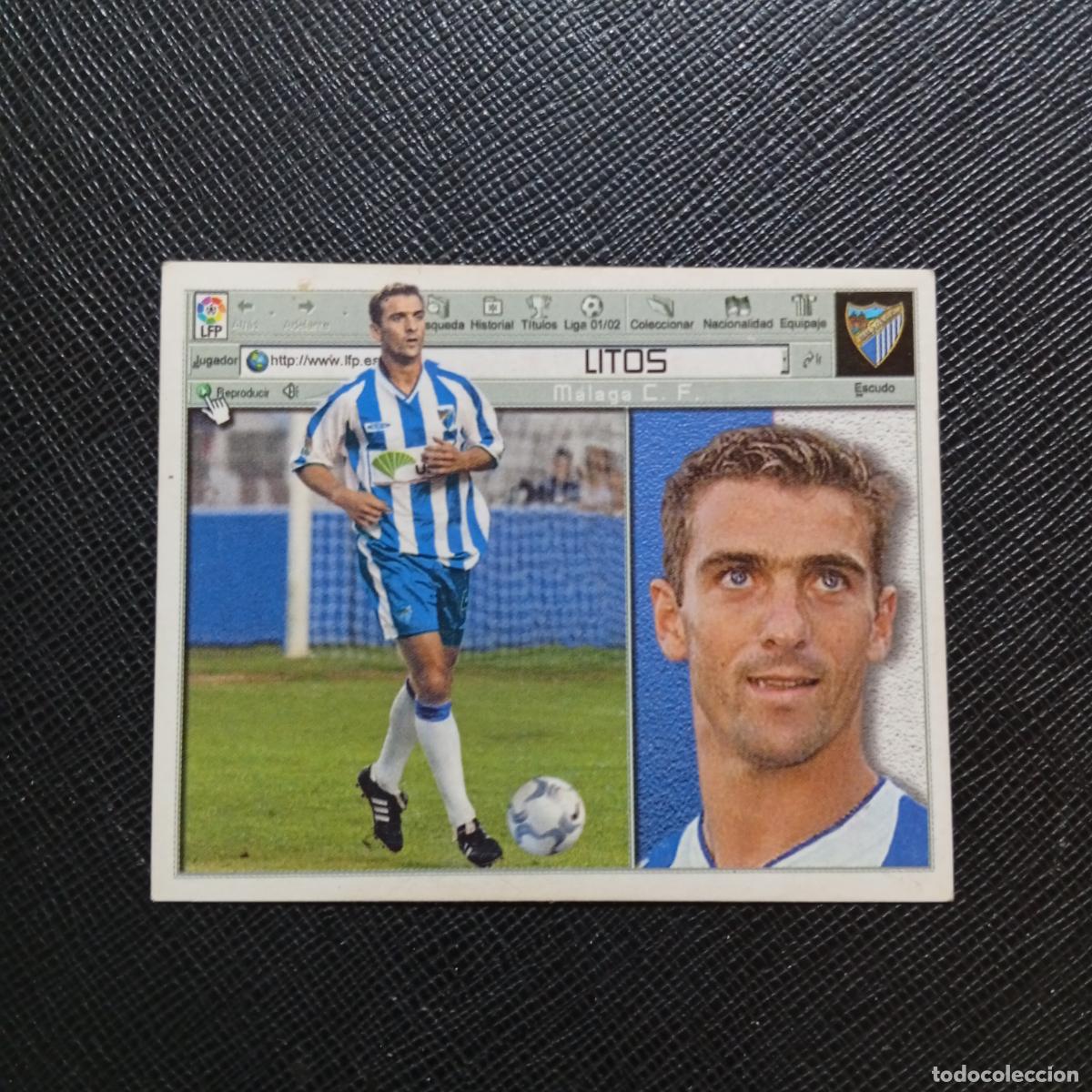 Cromos de f&uacute;tbol: LITOS MALAGA ESTE 2001 2002 CROMO FUTBOL 01 02 LIGA - SIN PEGAR - A216 PG424 COLOCA
