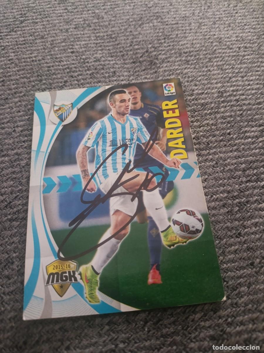 Cromos de f&uacute;tbol: Auto original de Darder M&aacute;laga
