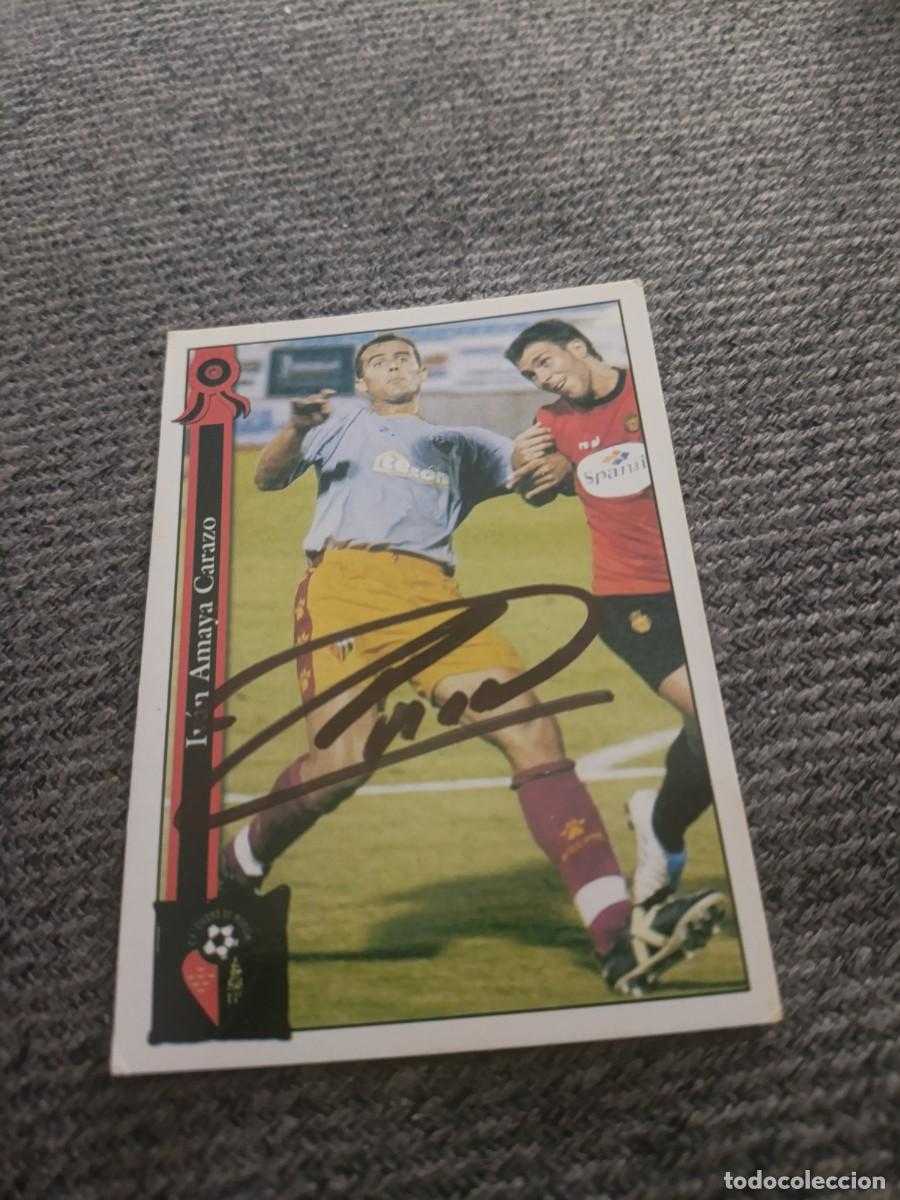Cromos de f&uacute;tbol: Auto original de Amaya Ciudad de Murcia