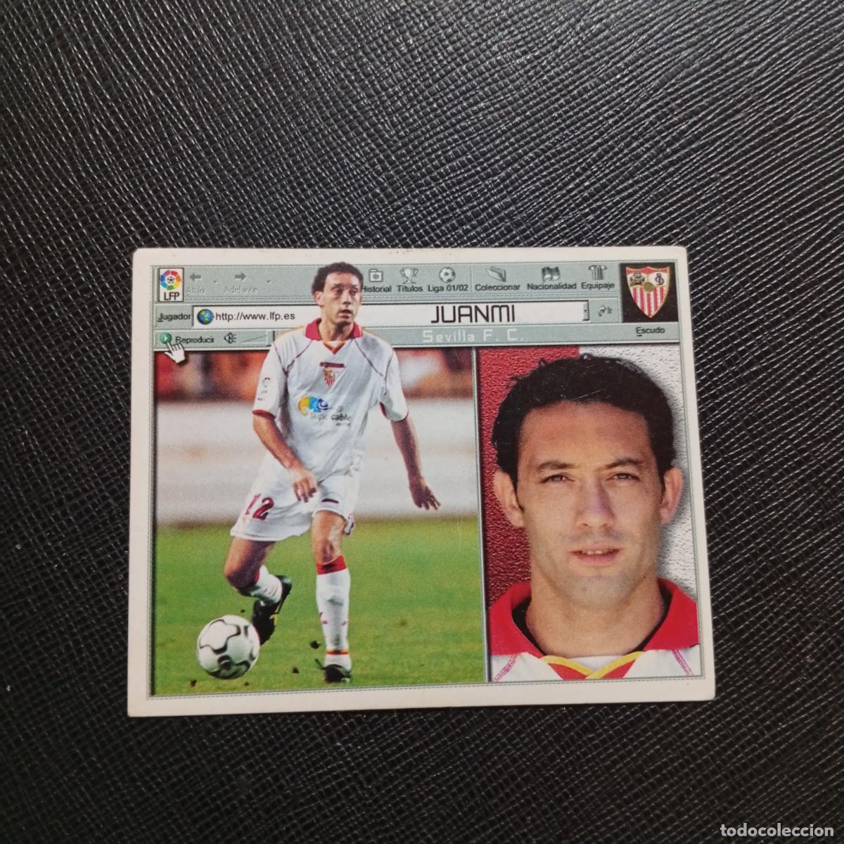 Cromos de f&uacute;tbol: JUANMI SEVILLA ESTE 2001 2002 CROMO FUTBOL 01 02 LIGA - SIN PEGAR - A216 PG433 COLOCA