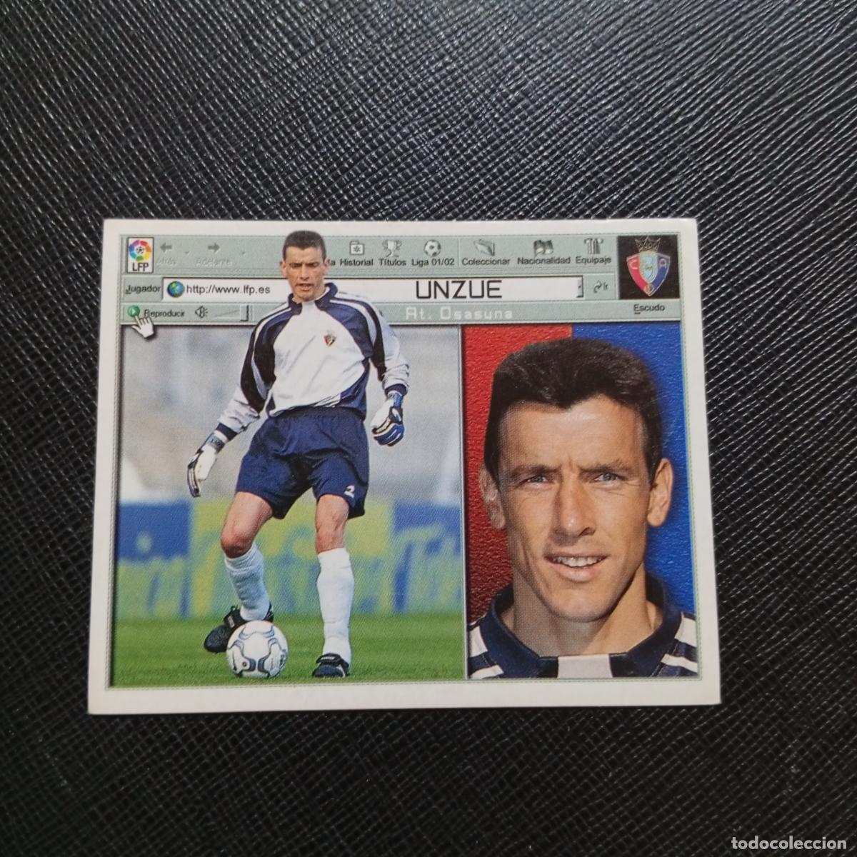 Cromos de f&uacute;tbol: UNZUE OSASUNA ESTE 2001 2002 CROMO FUTBOL 01 02 LIGA - SIN PEGAR - A216 PG424 COLOCA