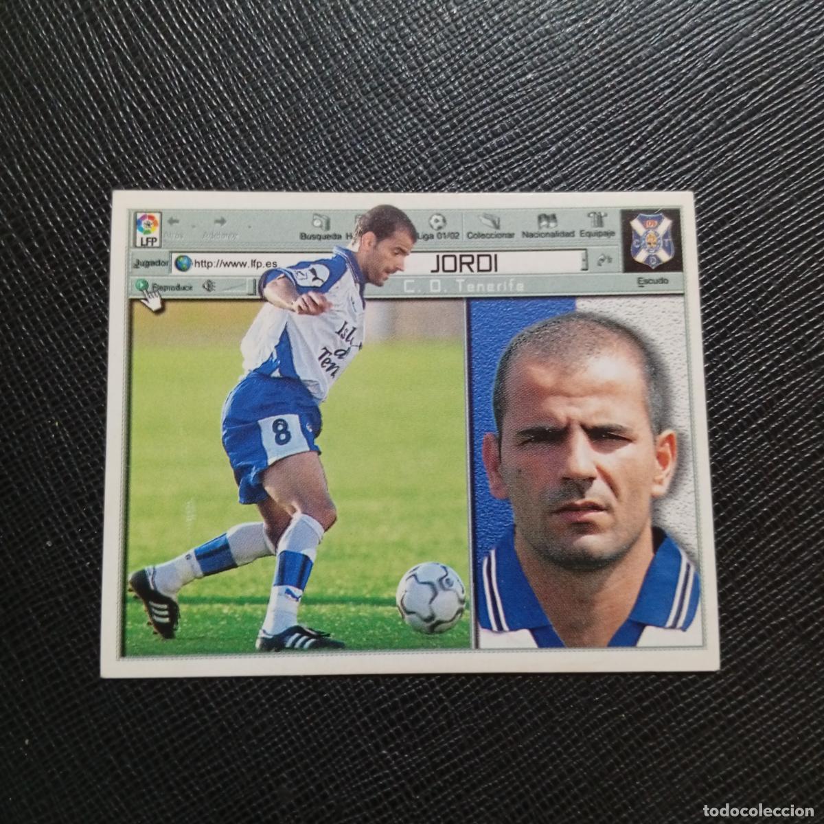 Cromos de f&uacute;tbol: JORDI TENERIFE ESTE 2001 2002 CROMO FUTBOL 01 02 LIGA - SIN PEGAR - A216 PG424 COLOCA