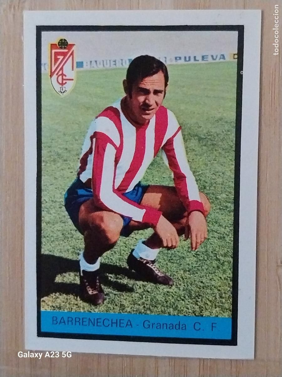 Cromos de f&uacute;tbol: BARRENECHEA GRANADA ED FHER LIGA 1972 72 73 CROMO RECUPERADO VENTANILLA PUNTAS PERFECTAS BE