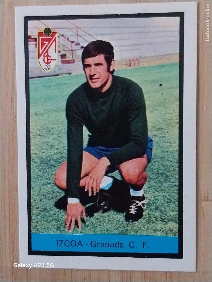 Cromos de f&uacute;tbol: IZCOA GRANADA ED FHER LIGA 1972 72 73 CROMO RECUPERADO VENTANILLA PUNTAS PERFECTAS BE
