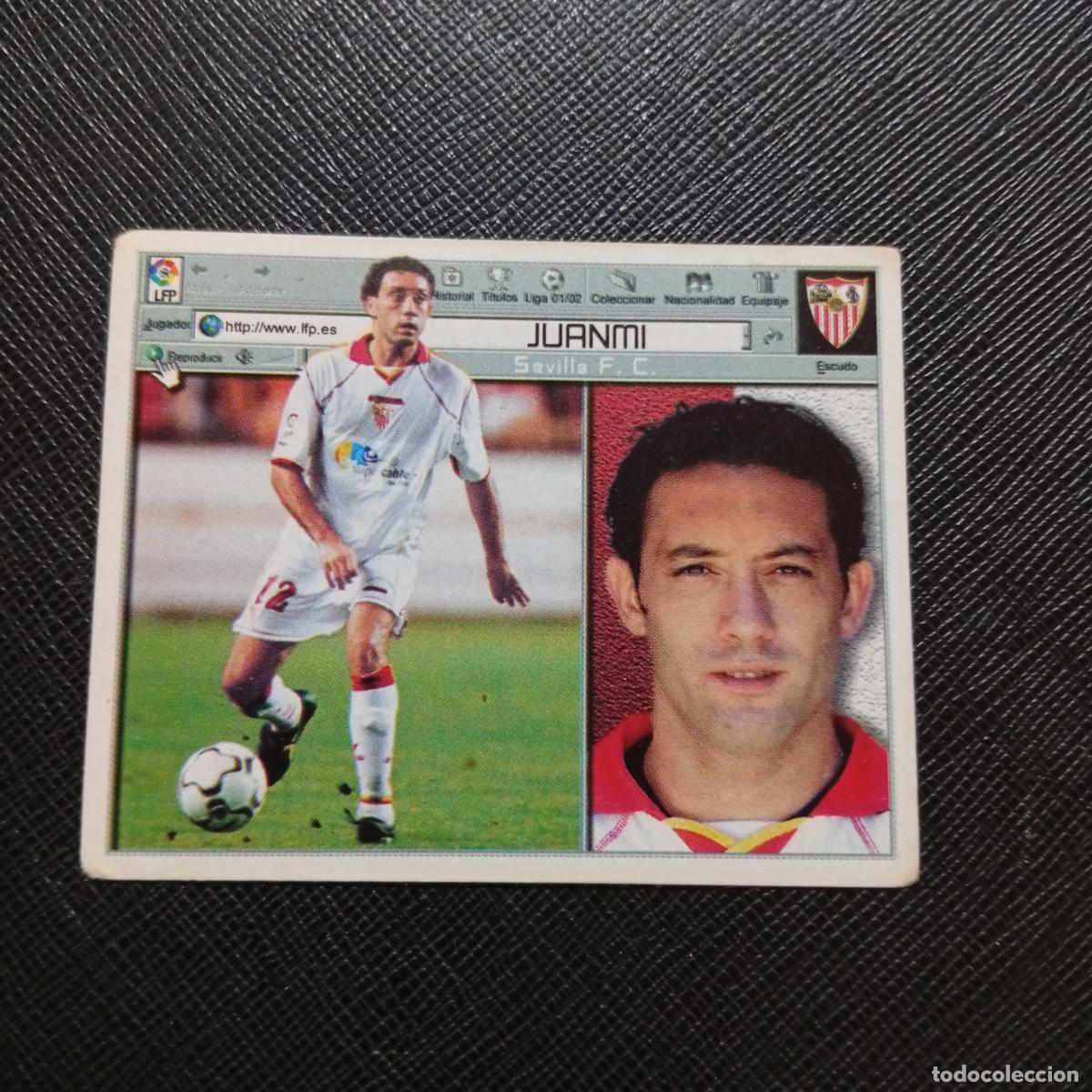 Cromos de f&uacute;tbol: JUANMI SEVILLA ESTE 2001 2002 CROMO FUTBOL 01 02 LIGA - SIN PEGAR - A216 PG424 COLOCA