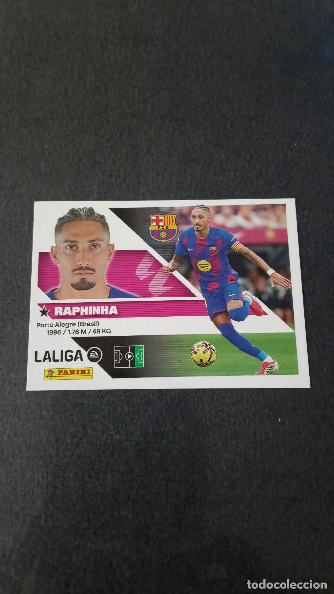 Cromos de f&uacute;tbol: Raphinha Liga Este 26 27 2026 2027 Barcelona