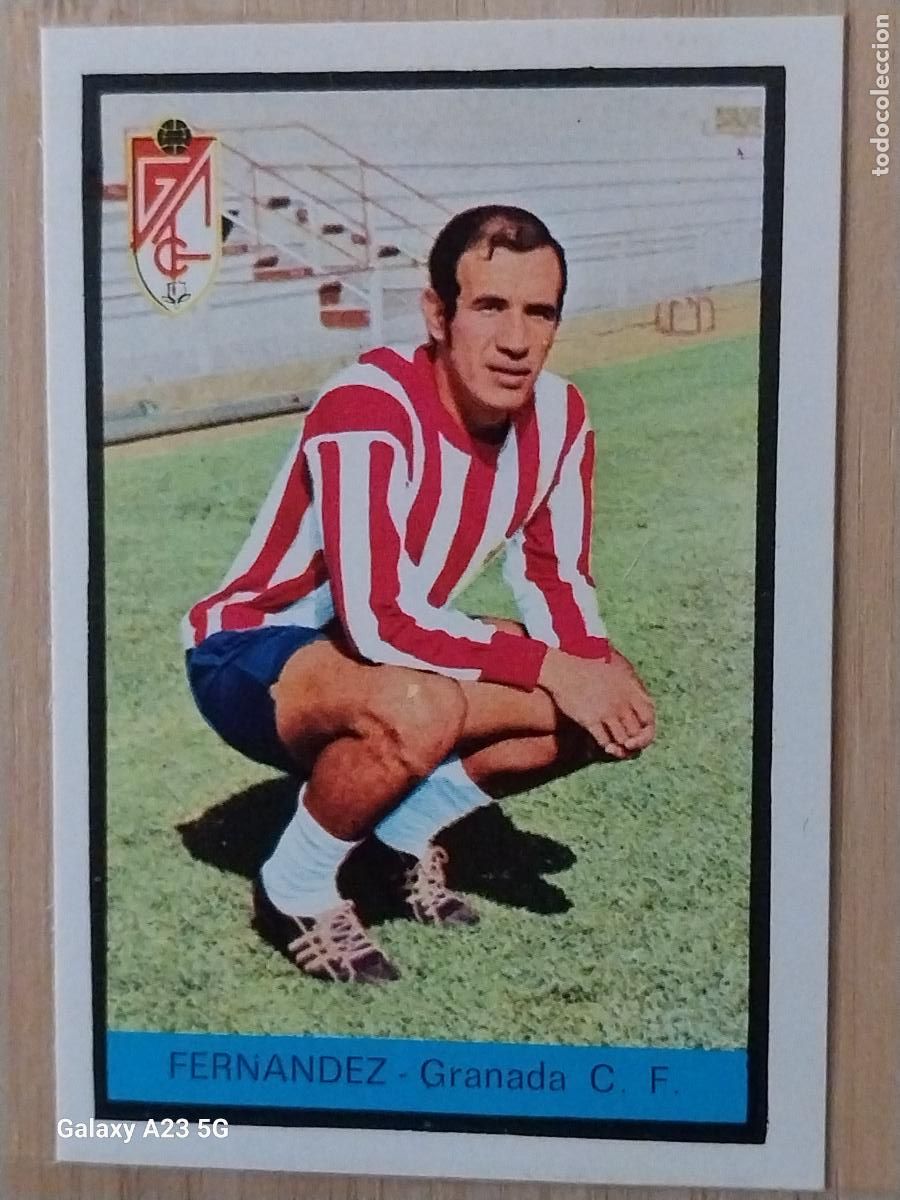Cromos de f&uacute;tbol: Fern&aacute;ndez GRANADA ED FHER LIGA 1972 72 73 CROMO RECUPERADO VENTANILLA PUNTAS PERFECTAS BE