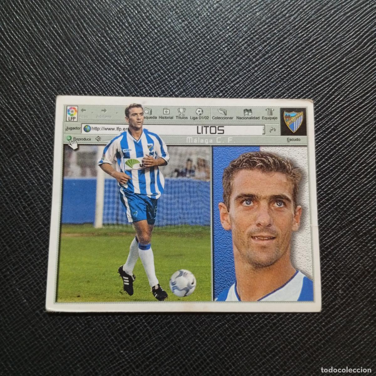 Cromos de f&uacute;tbol: LITO MALAGA ESTE 2001 2002 CROMO FUTBOL 01 02 LIGA - SIN PEGAR - A216 PG442 COLOCA