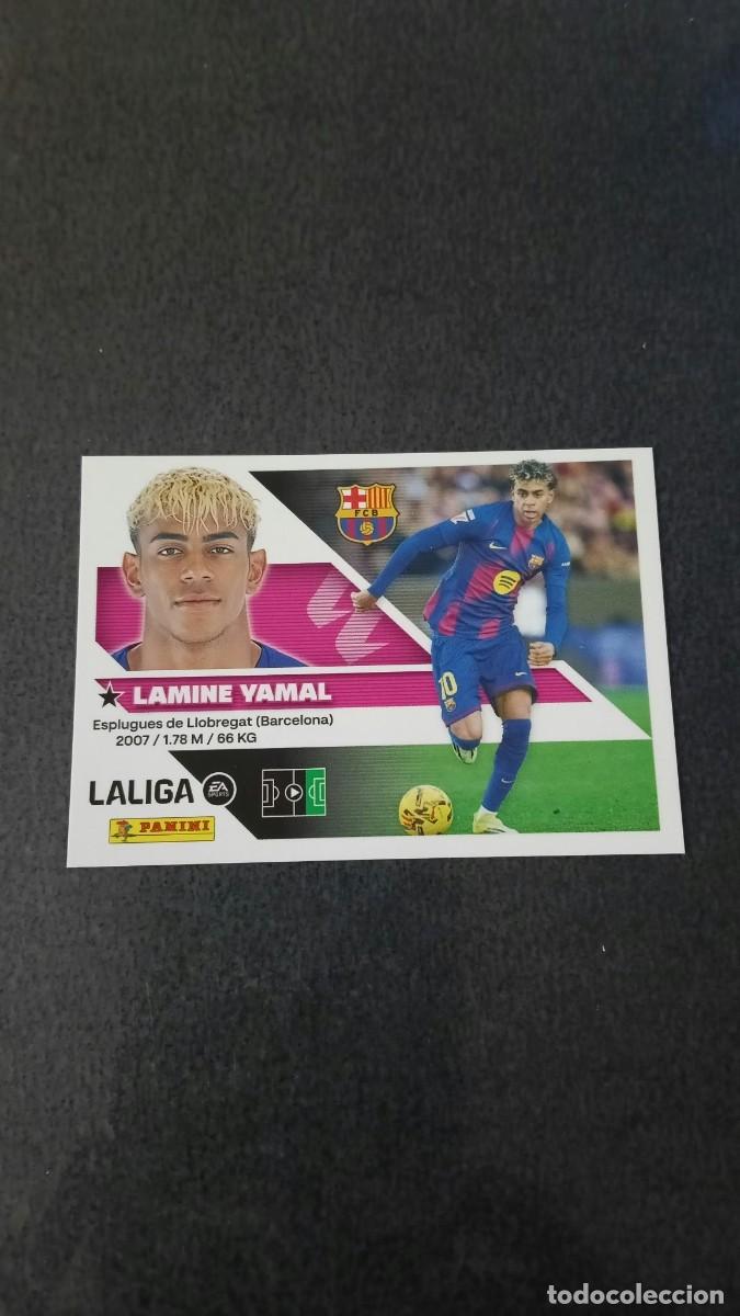 Cromos de f&uacute;tbol: Lamine Yamal Liga Este 26 27 2026 2027 Barcelona