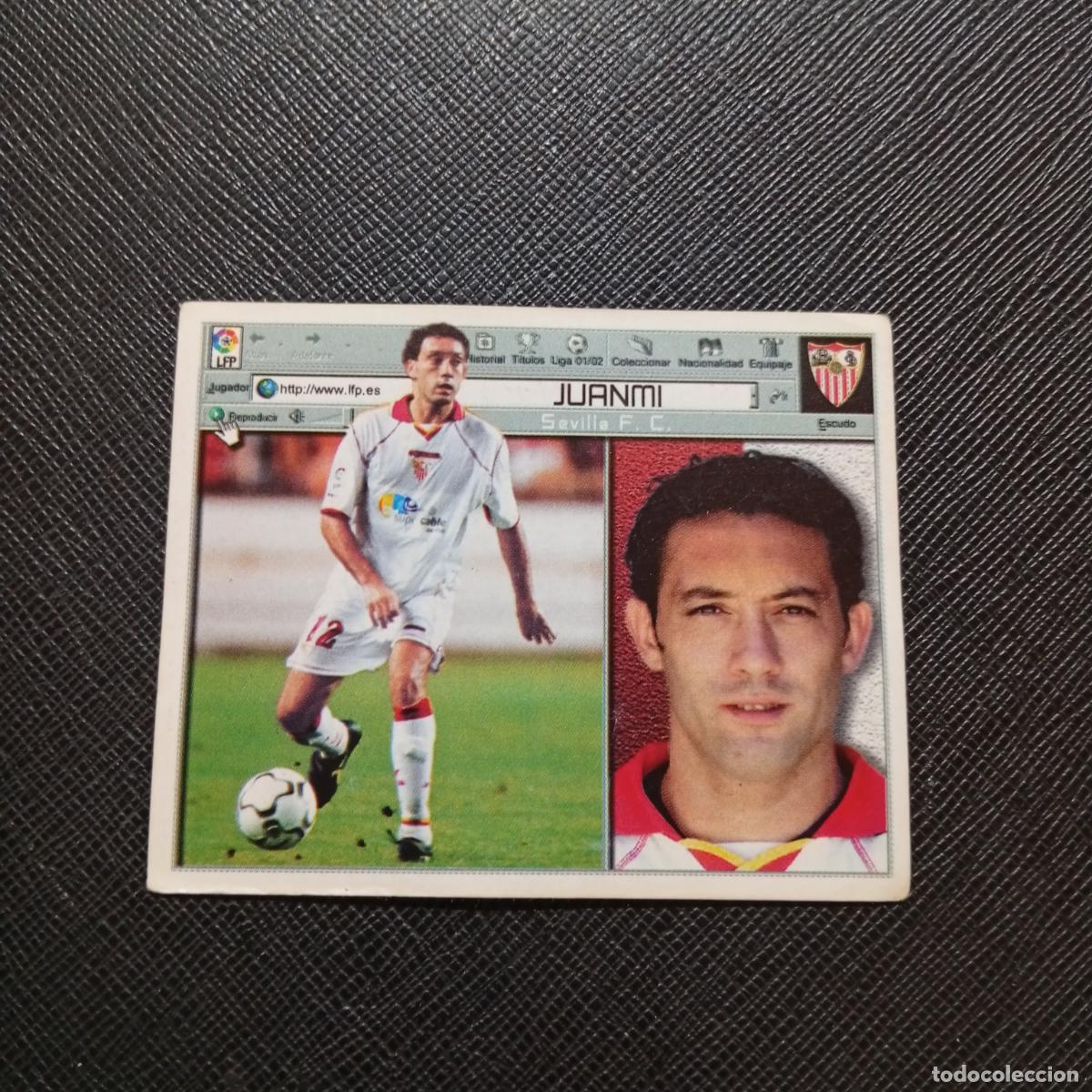 Cromos de f&uacute;tbol: JUANMI SEVILLA ESTE 2001 2002 CROMO FUTBOL 01 02 LIGA - SIN PEGAR - A216 PG442 COLOCA