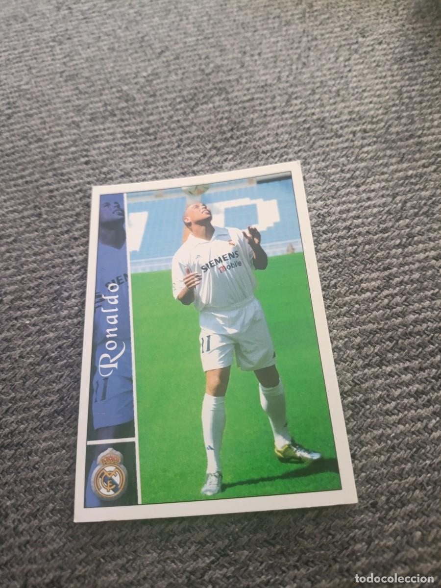 Cromos de f&uacute;tbol: Ronaldo Real Madrid mundicromo 2003