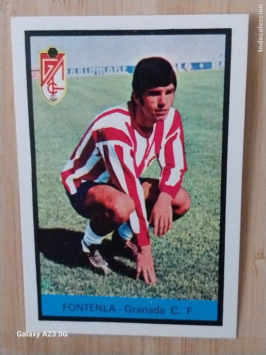 Cromos de f&uacute;tbol: FONTENLA GRANADA ED FHER LIGA 1972 72 73 CROMO RECUPERADO VENTANILLA PUNTAS PERFECTAS BE