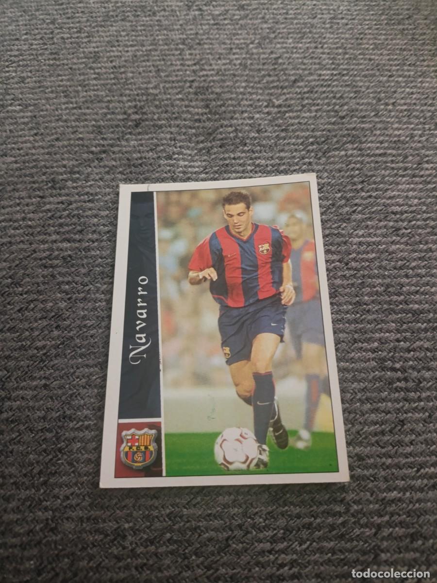 Cromos de f&uacute;tbol: Fernando Navarro Barcelona mundicromo 2003