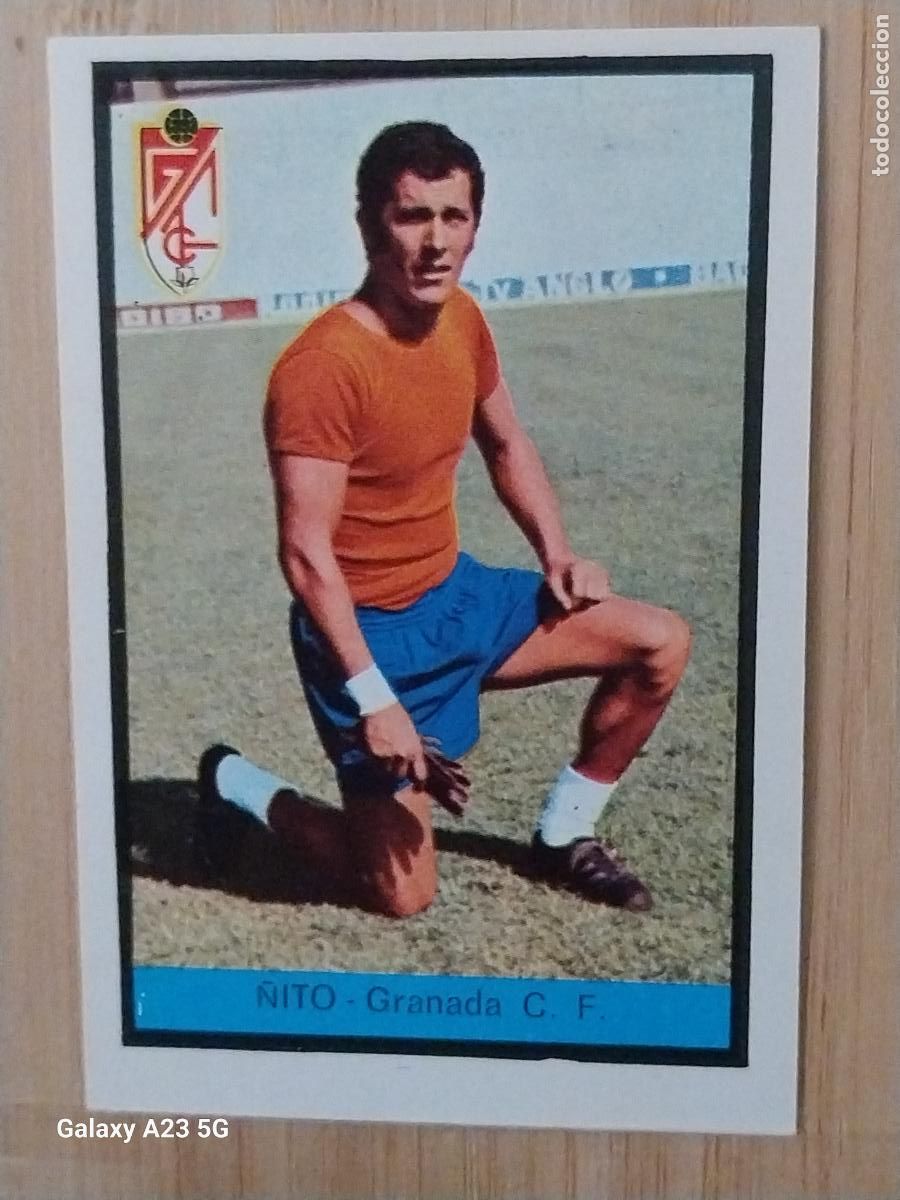 Cromos de f&uacute;tbol: &Ntilde;ITO GRANADA ED FHER LIGA 1972 72 73 CROMO RECUPERADO VENTANILLA PUNTAS PERFECTAS BE