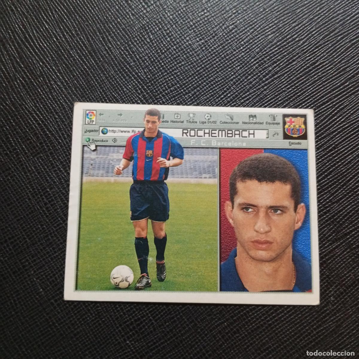Cromos de f&uacute;tbol: ROCHEMBACH BARCELONA ESTE 2001 2002 CROMO FUTBOL 01 02 LIGA - SIN PEGAR - A216 PG424 FICHAJE 1 B