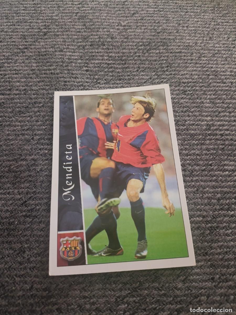 Cromos de f&uacute;tbol: Mendieta Barcelona mundicromo 2003